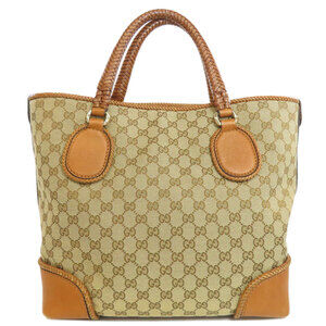 Gucci Bag Brown Marrakech GG Tote Braided Canvas